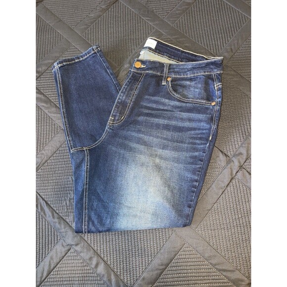 Copper Flash Jeans Curvy Ankle Skinny Midrise Stretch Women’s Size 16 - Picture 2 of 12